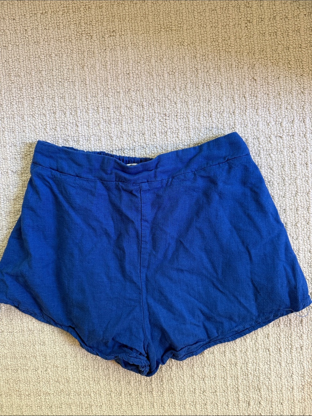 Showpo Royal Blue High Waist Shorts
